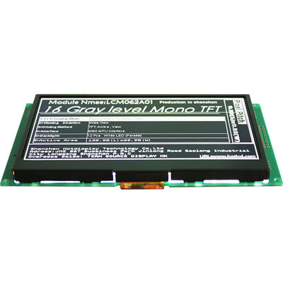 Layar Lcd 6,2 Inci Resolusi 640x320 MONO TFT LCD Sunlight Readable Monitor